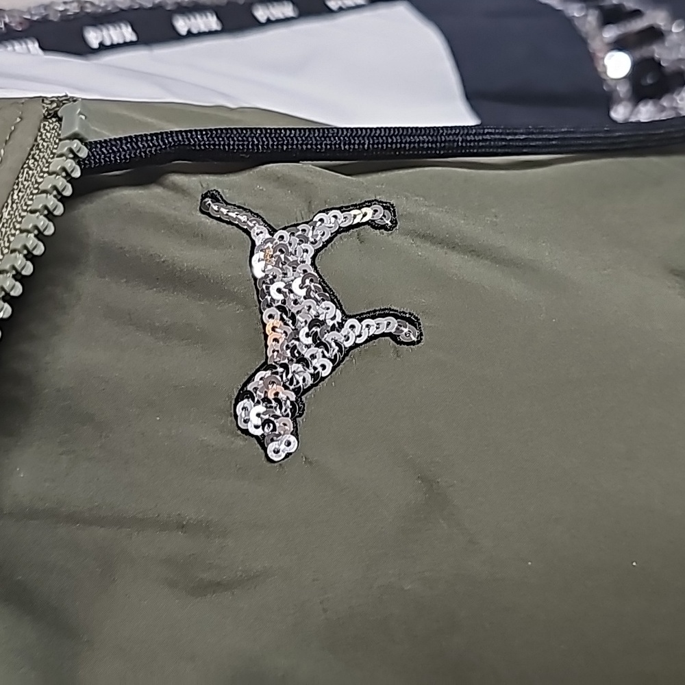 Pink Sequin Windbreaker Jacket - image 2